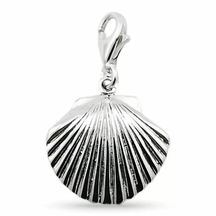 mussla charm i silver 