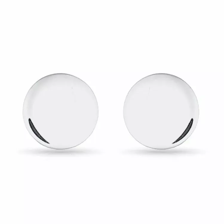 5 mm rund örhängestift i silver