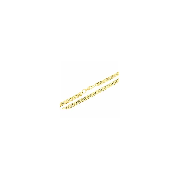 halsband i förgyllt stål 50 cm x 5,2 mm