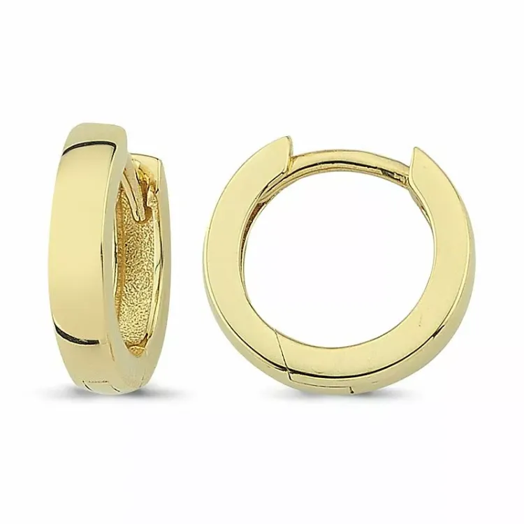 12 mm creol i 8 karat guld
