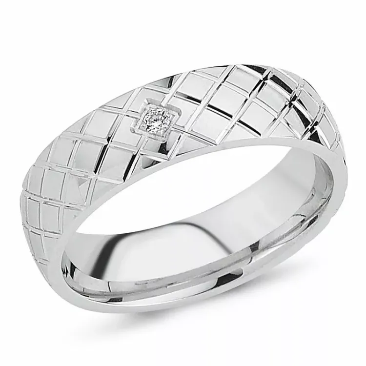 zirkon ring i rhodinerat silver