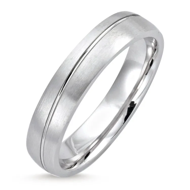 borstat Herring i rhodinerat silver