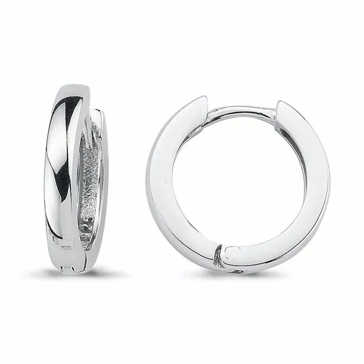 13 mm creol i rhodinerat silver