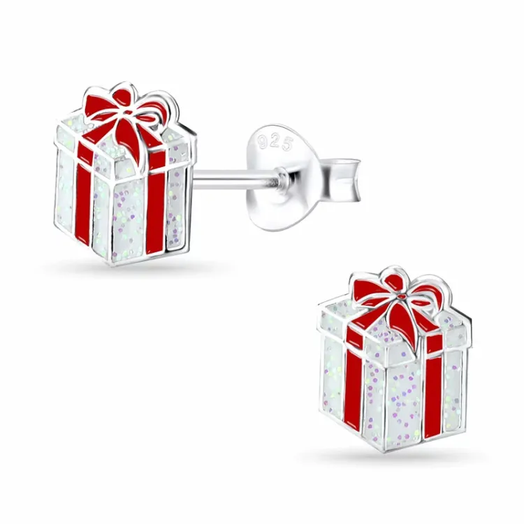 present barnörhängen i silver - Little Ones