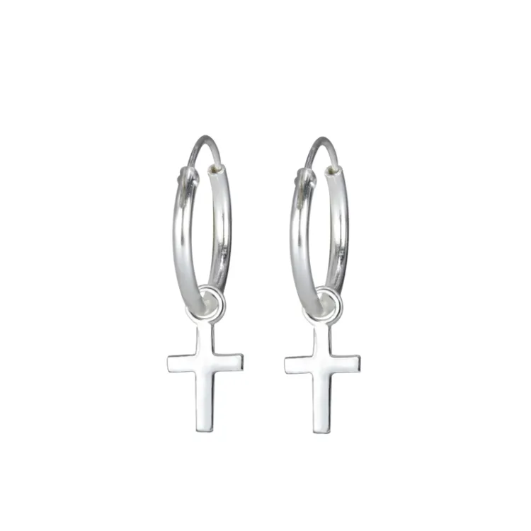 12 mm kors creol i silver