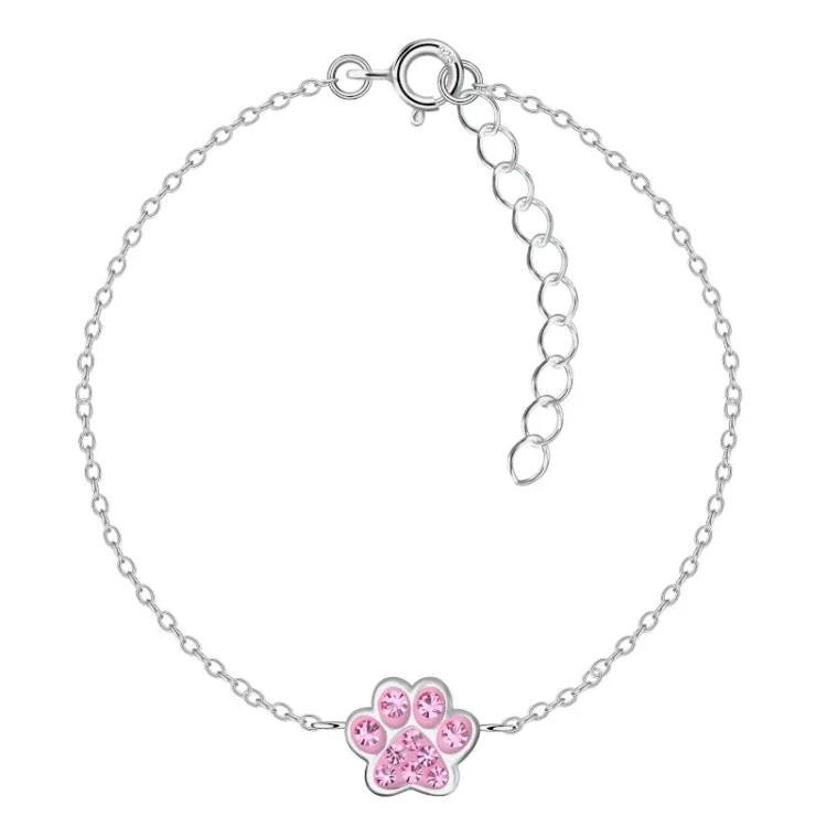 tass rosa barnarmband i silver - Little Ones