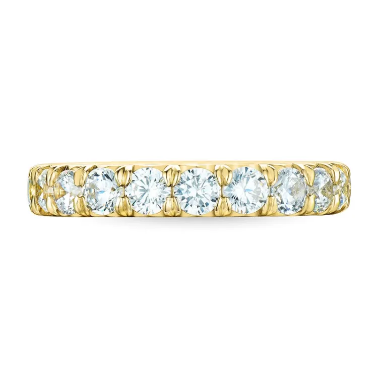 zirkon guldring i 9 karat guld