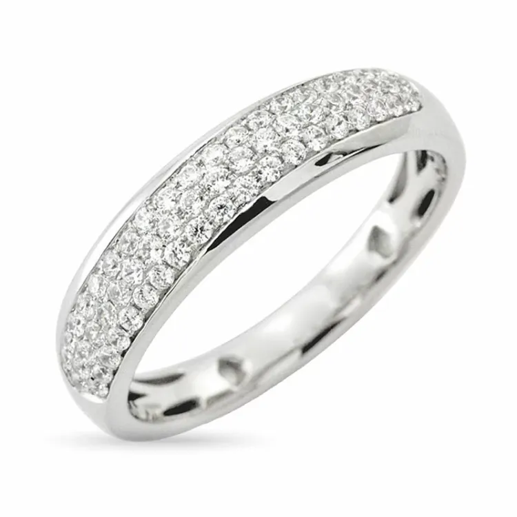 diamant vitguldsring i 14 karat vitguld 0,3 ct
