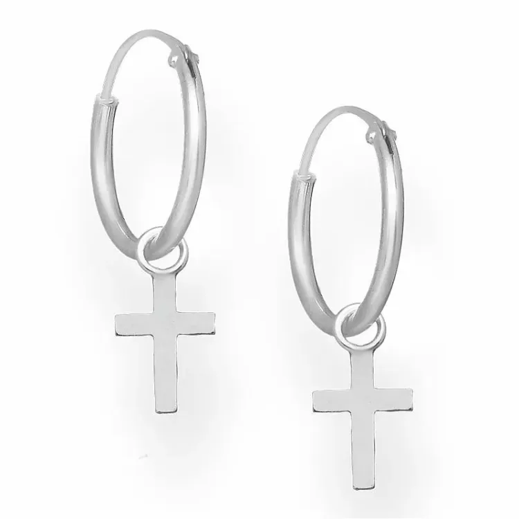kors creol i silver - Amoré