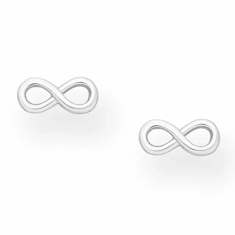 Evighet örhängen i silver