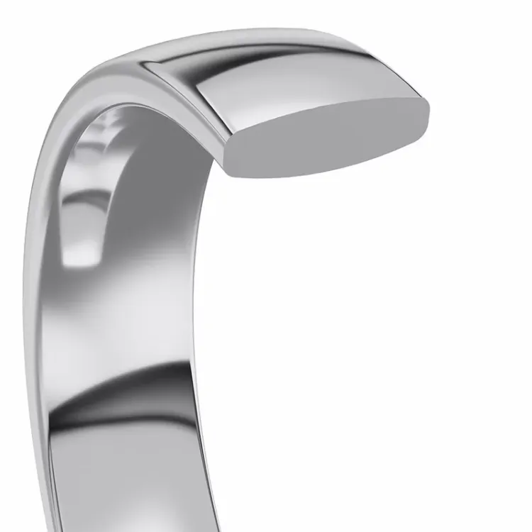 3 mm vigselsringar i 14  karat vitguld 0,02 ct - set
