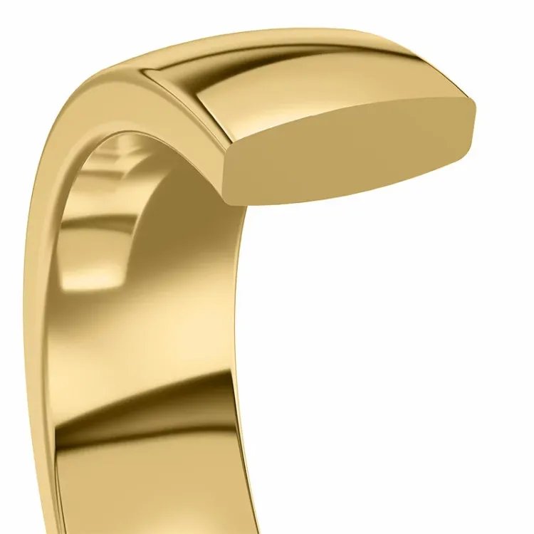 Smala 3 mm vigselsringar i 9 karat guld - set