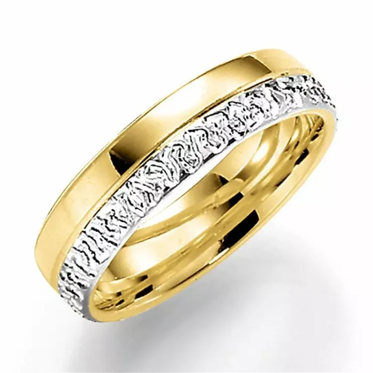 5 mm vigselsring i 14  karat guld