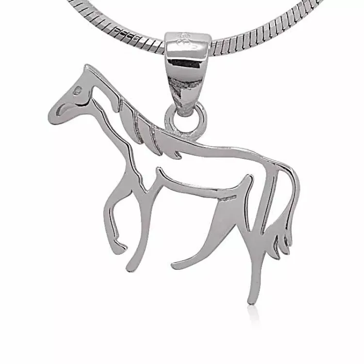 hästar hängen i silver