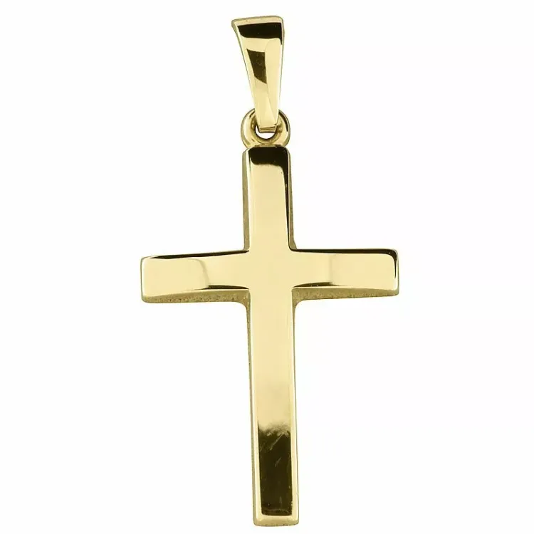 14 x 24 mm kors hängen i 8 karat guld - Amoré