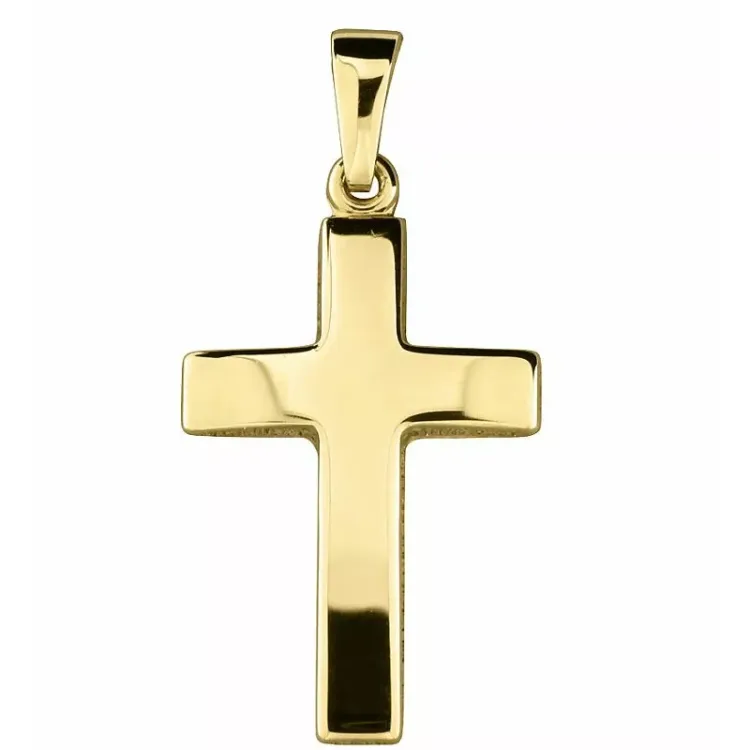 14 x 21 mm kors hängen i 8 karat guld - Amoré