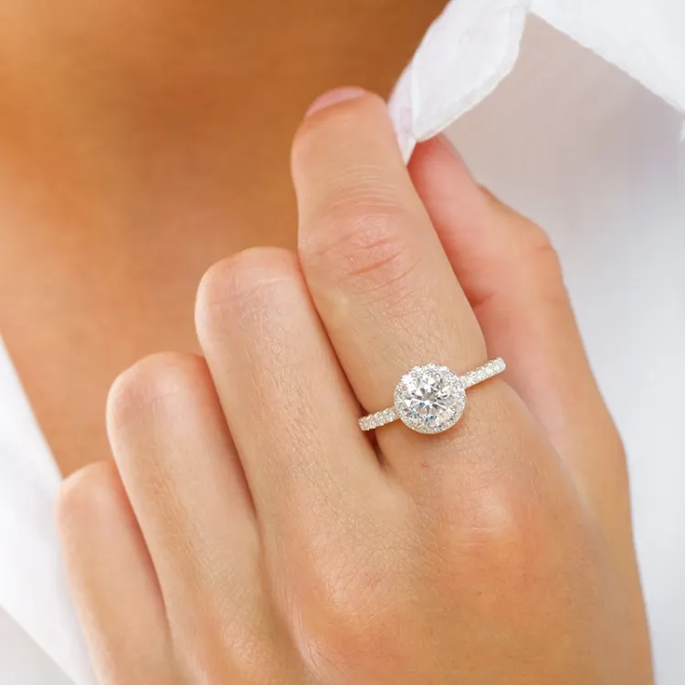 zirkon ring i silver