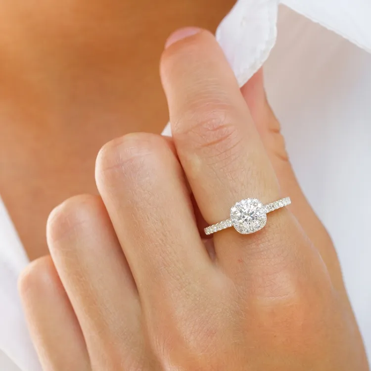 zirkon ring i silver