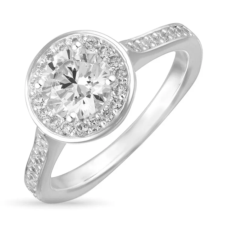 zirkon ring i silver