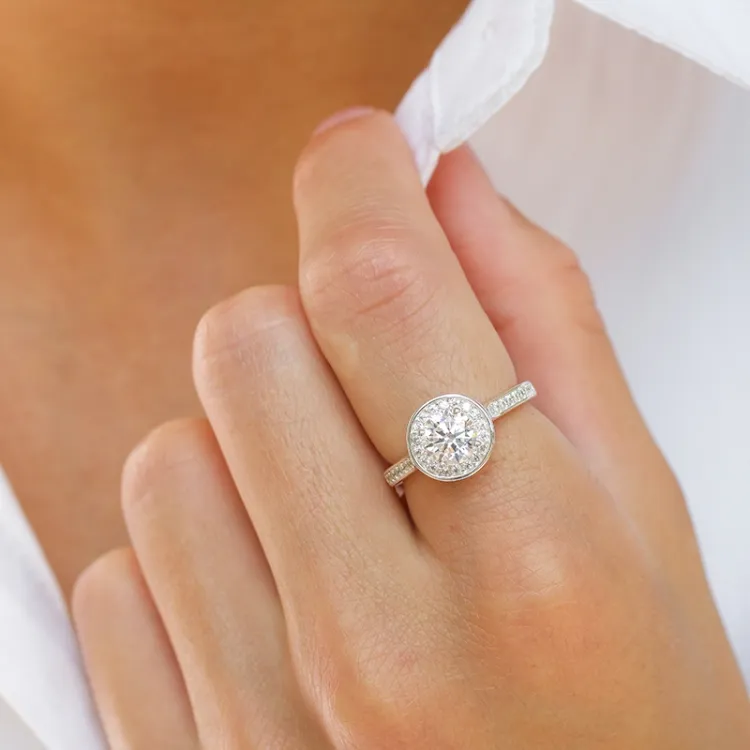 zirkon ring i silver