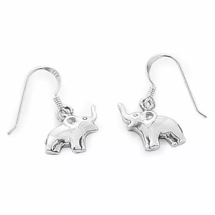 elefant silverörhängen i silver - Little Ones