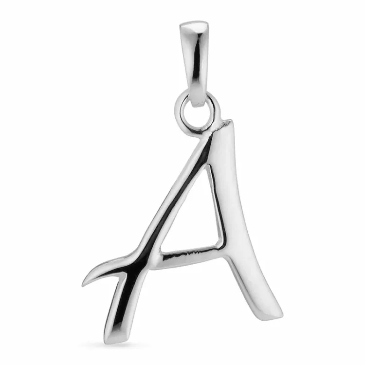 bokstav a hängen i silver - My Letter