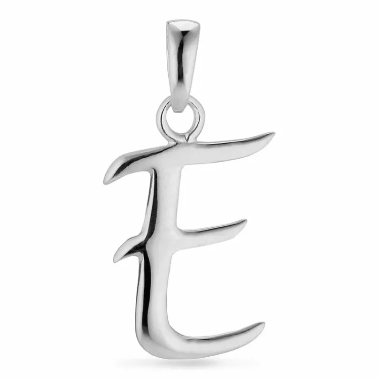 bokstav e hängen i silver - My Letter