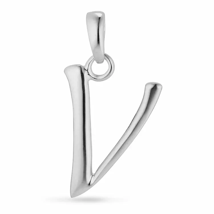 bokstav v hängen i silver - My Letter