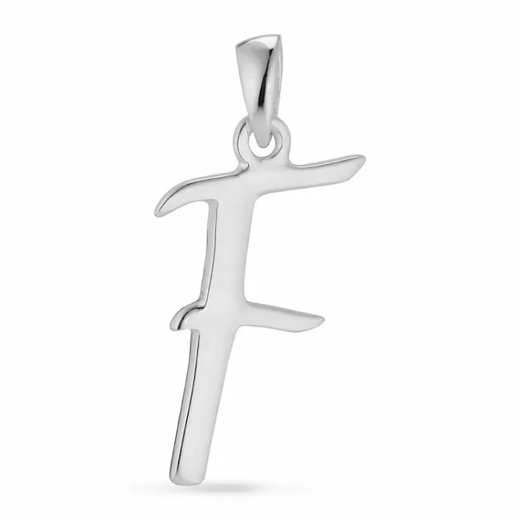 bokstav f hängen i silver - My Letter