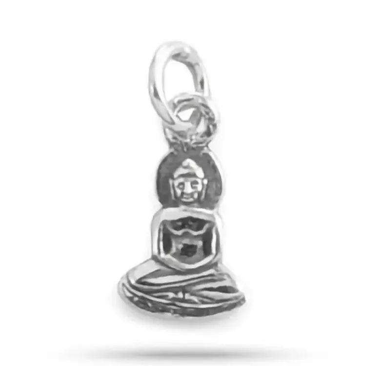 Buddha hängen i silver