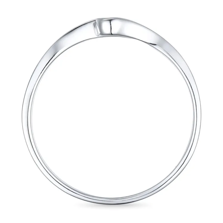 diamant ring i 9 karat vitguld 0,02 ct