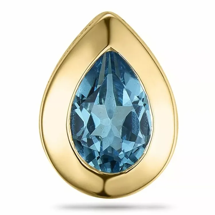 Topas hängen i 9 carat guld 0,50 ct