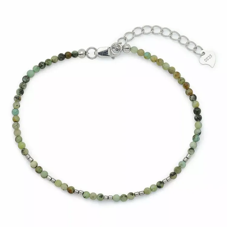 armband med sten og hematite - Loom Stones