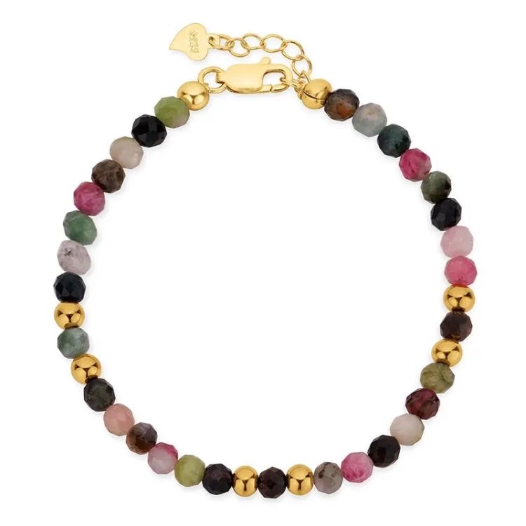 armband med turmalin - Loom Stones