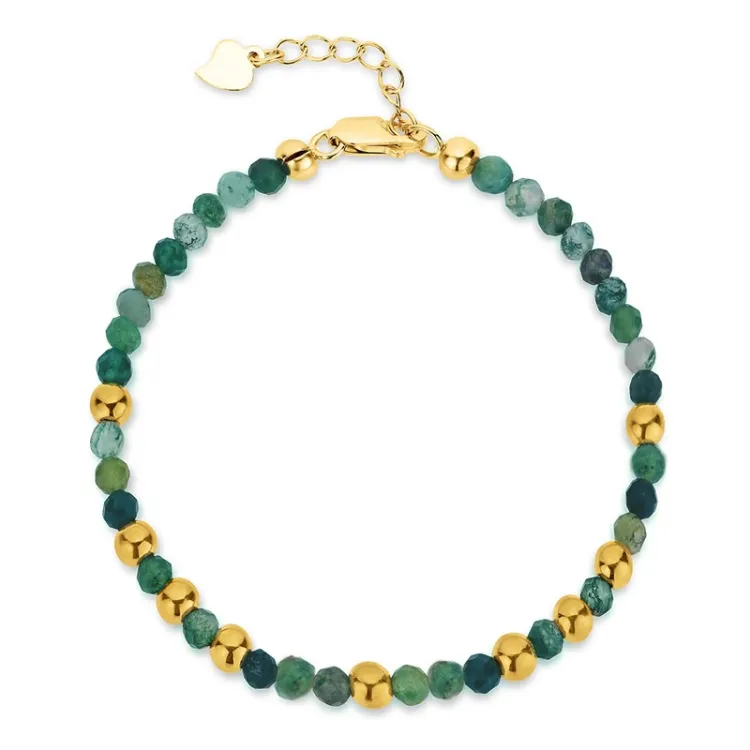 armband med agat - Loom Stones