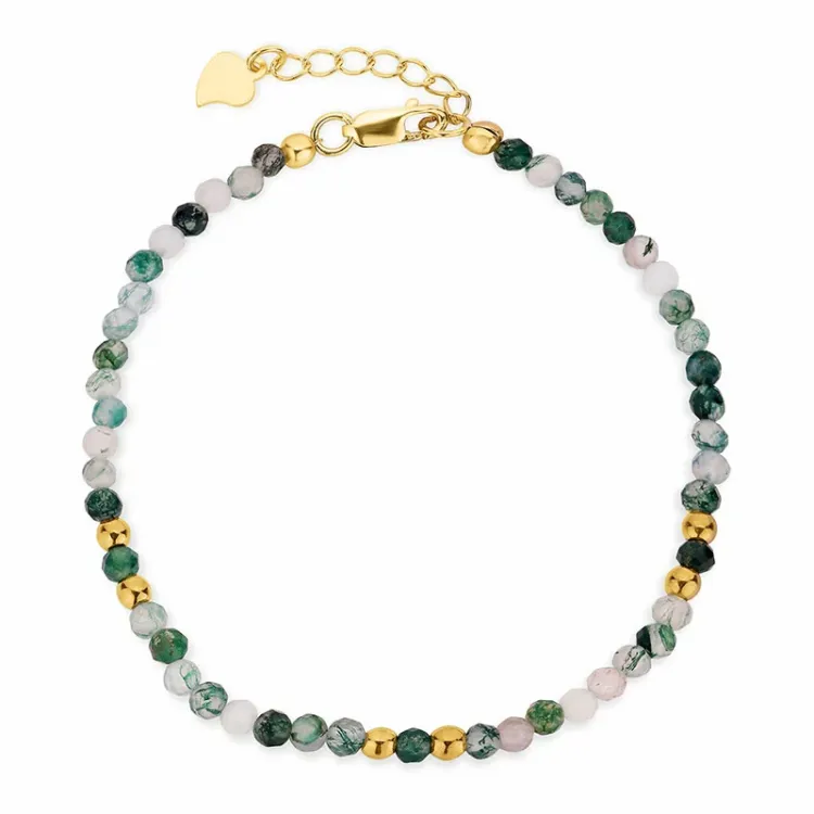 armband med agat - Loom Stones