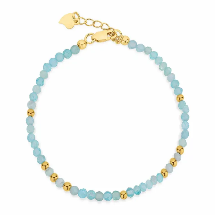 armband med Apatit - Loom Stones