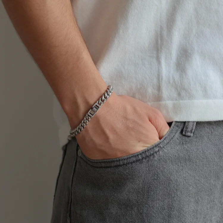 panzerarmband i stål  x 8 mm