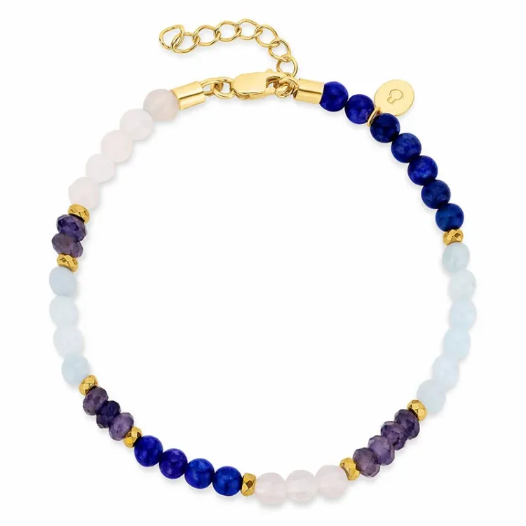 multifärgade armband med sten - Loom Stones