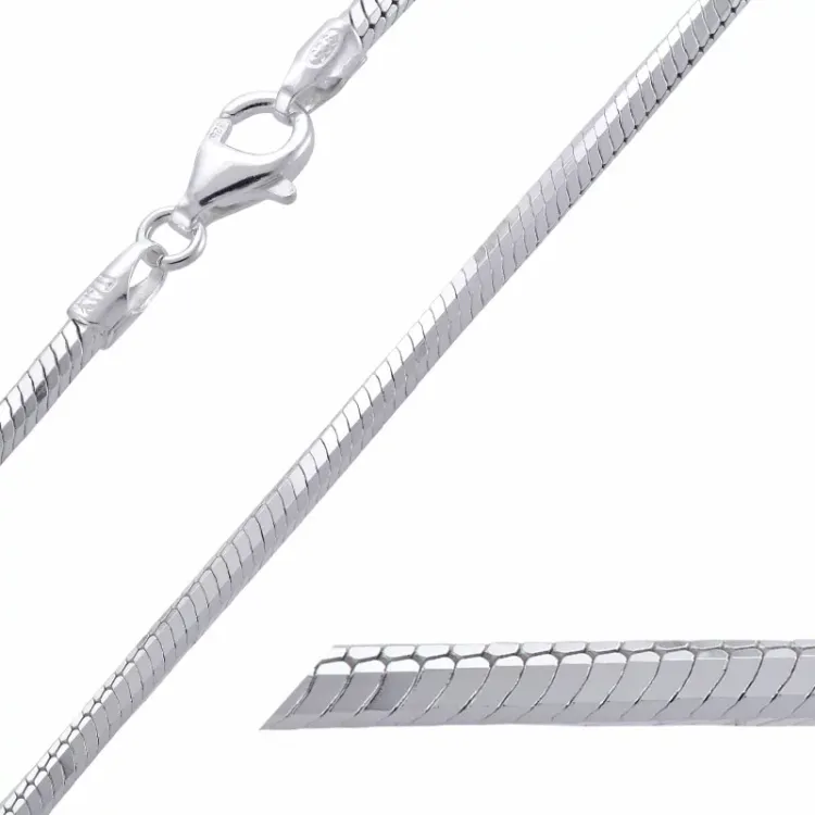 ormhalskedja i silver 55 cm x 2,0 mm