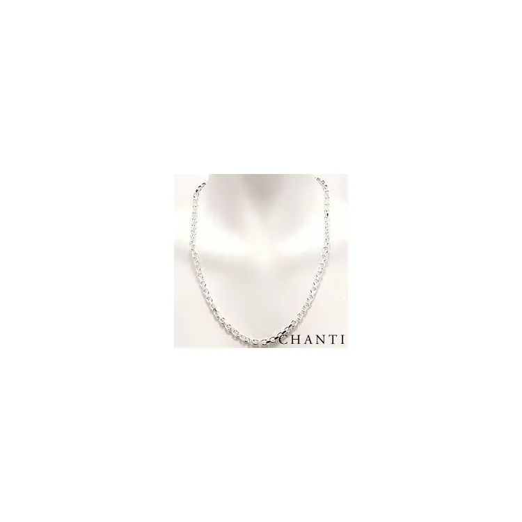 ankerhalskedja i silver 60 cm x 5,6 mm