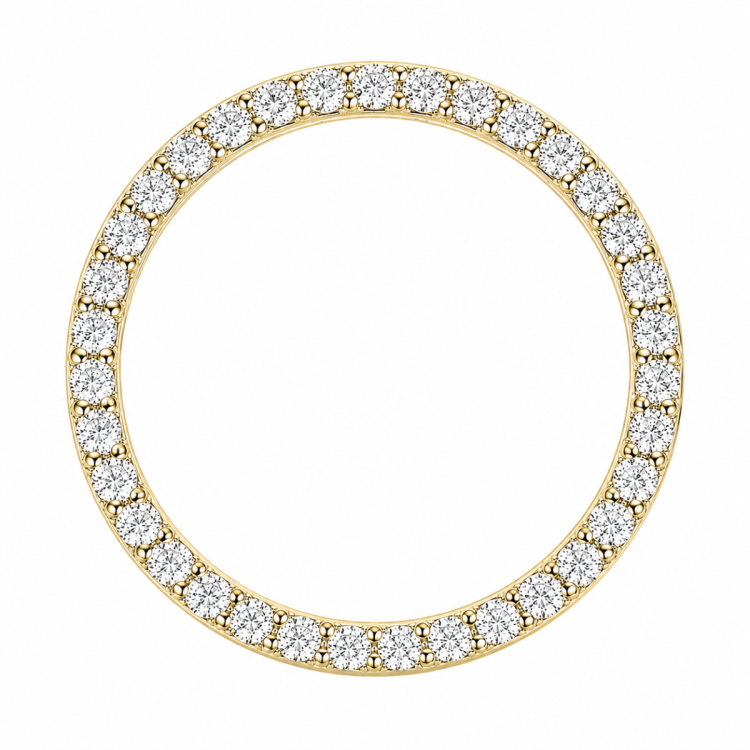 runt lab grown diamant hängen i 14  carat guld 1,03 ct