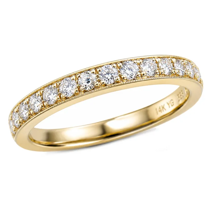 lab grown diamant ring i 14  karat guld 0,27 ct