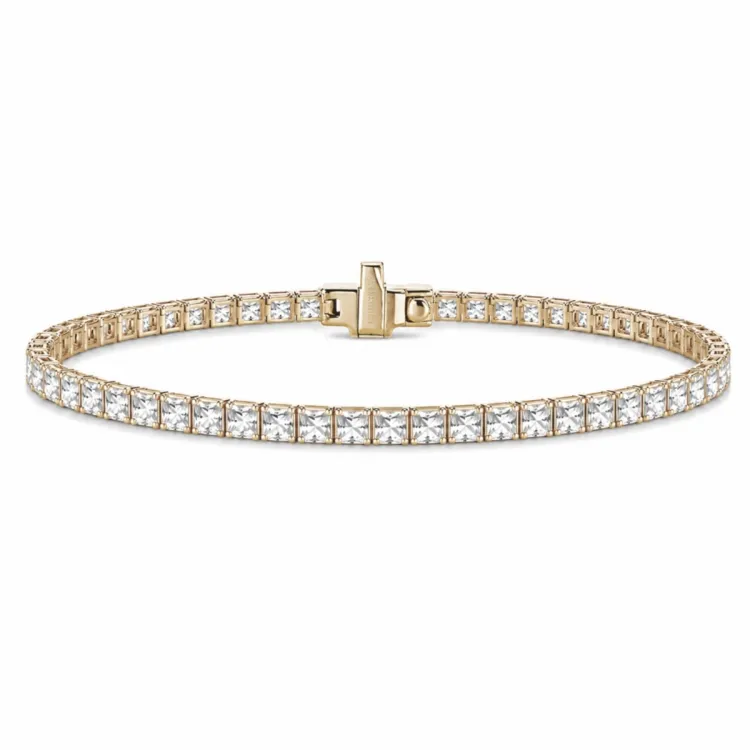 tennisarmband 3,14 ct i 14  karat guld