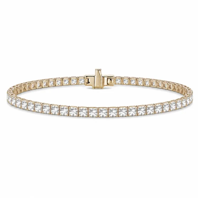 tennisarmband 3,00 ct i 14  karat guld
