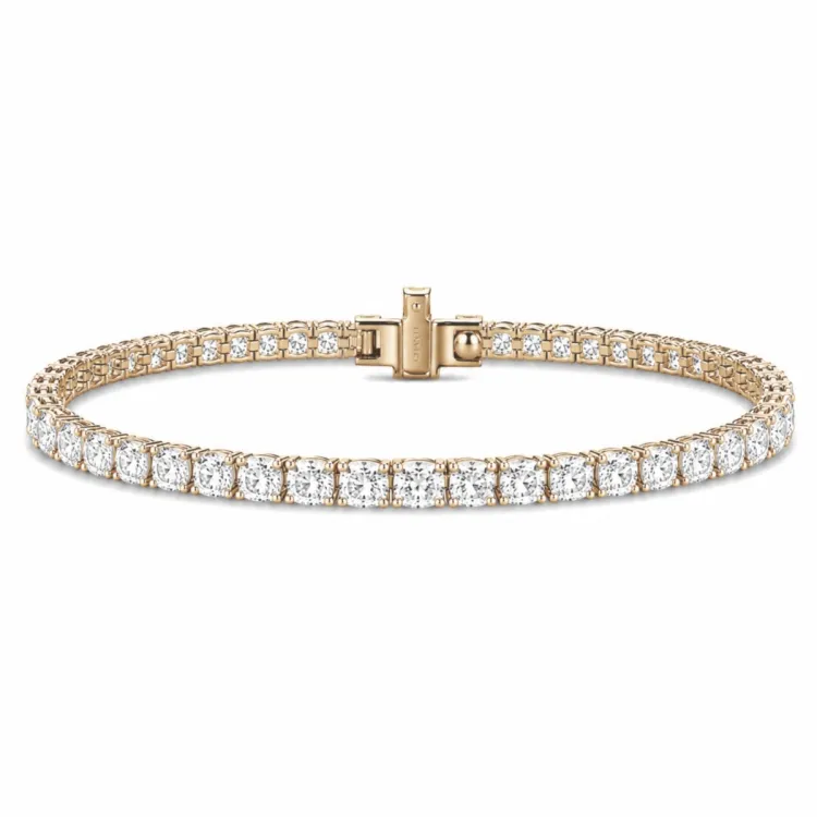 tennisarmband 6,22 ct i 14  karat guld