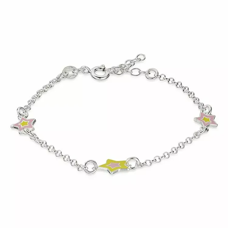 stjärna armband i silver med stjärna i silver