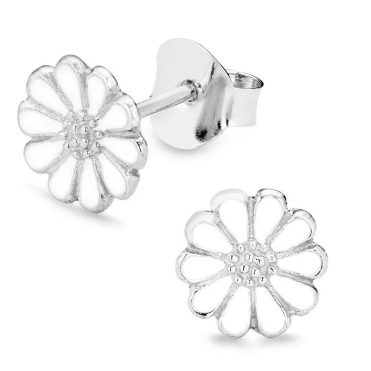 prästkrage örhängen i silver - Maggie