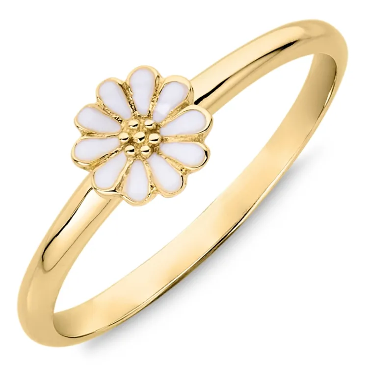 prästkrage ring i förgyllt silver - Maggie