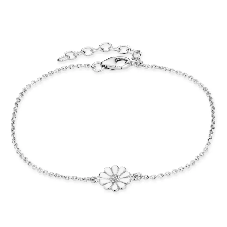 prästkrage armband i silver - Maggie